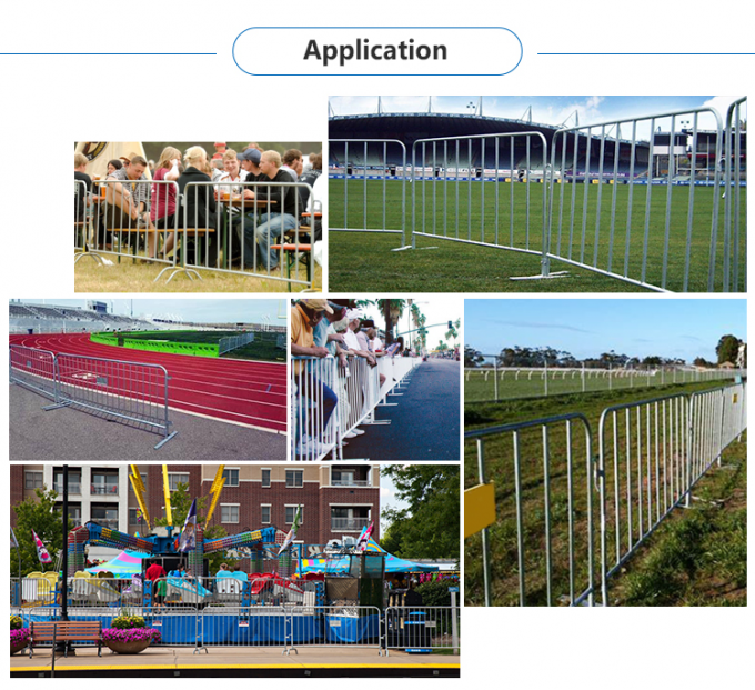3D-Zwischenschutz / Crowd Barrier Fencing 2,4 x 2,95 m 5