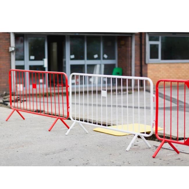 Portable Faltbare Aluminium Veranstaltung Crowd Control Barrieren Zaun Stahl PVC Große Konzerte Auffahrt Tore Sicherheitsmanagement 2