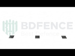 Anti-Diebstahl-Anti-Aufstiegs-Sicherheitszaun 358, pulverbeschichtete, klare Sichtplatte