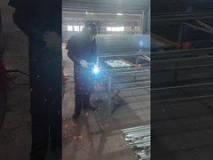 Wie entsteht ein verzinkter temporärer Zaun?