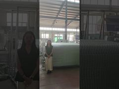 Pulverbeschichteter 50*50mm Metallrahmen V-Mesh Sicherheitszaun