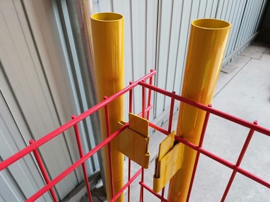 Eisen-PVC beschichtete Kantenschutz-Sperren vorübergehender Mesh Walls/Wellen