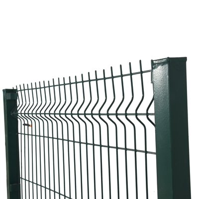 Außen 3d gekrümmter PVC beschichtet geschweißtes Gitterzaun für Garten und Bauernhof Schutz 3d Zaun