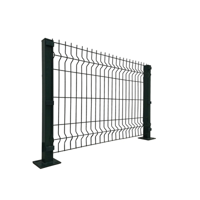 Außen 3d gekrümmter PVC beschichtet geschweißtes Gitterzaun für Garten und Bauernhof Schutz 3d Zaun