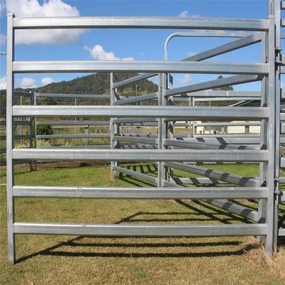 Beschichtetes PVC galvanisierte 12ft Metallvieh täfelt Hochleistungsmetall ringsum Pen Cattle Corral Livestock Farm-Pferdeyard-Zaun