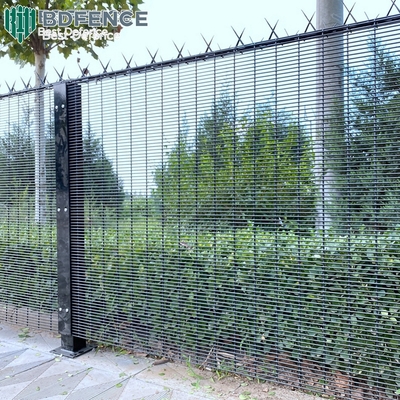 2m Anti-Klettern Sicherheitszaun Wärmebehandelt Garten Villa Gefängnis Schutz geschweißt