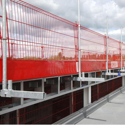 Sicherheit Fallschutz Barriere Sicherheitszaun Abwehrgebäude Baustelle Randzaun