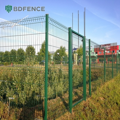 Schwergewichts starke geschweißte Zaun Panel Home Outdoor Dekorative Privatsphäre V Mesh Zaun Panel für Gartenzaun