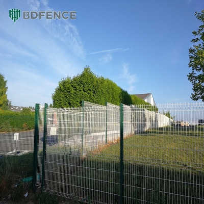 Hochwertige pulverbeschichtete Garten geschweißte Drahtnetz 3D-Gitter Zaun-Panel günstig Preis nachhaltig