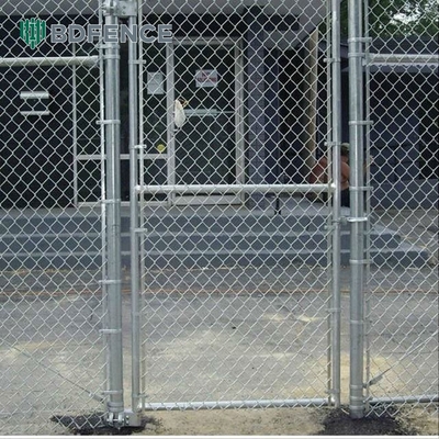 Hot Dip Galvanized 6ft High PVC Beschichtet Vinyl Zaun 30m Länge Sport Zaun Diamant Loch Kettenverbindung Eisendrahtnetz