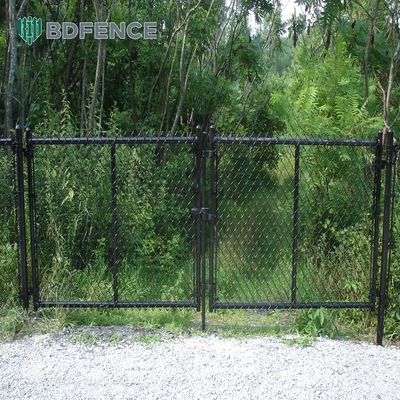 Hot Dip Galvanized 6ft High PVC Beschichtet Vinyl Zaun 30m Länge Sport Zaun Diamant Loch Kettenverbindung Eisendrahtnetz