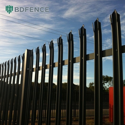 Hochsicherheit galvanisierter Metall Palisade Tubular Zaun für einfache Montage und nachhaltig