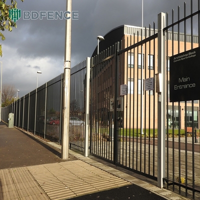 Hochsicherheit galvanisierter Metall Palisade Tubular Zaun für einfache Montage und nachhaltig