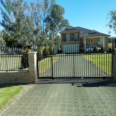 Hochsicherheit galvanisierter Metall Palisade Tubular Zaun für einfache Montage und nachhaltig