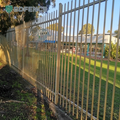 Hochsicherheit galvanisierter Metall Palisade Tubular Zaun für einfache Montage und nachhaltig