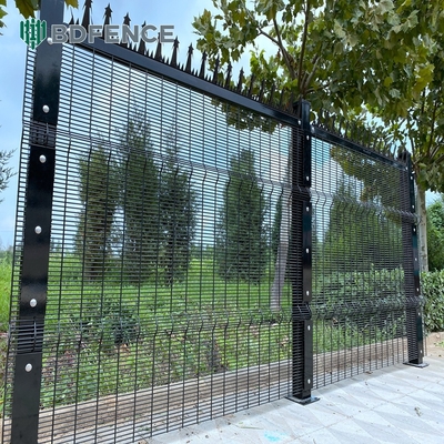 358 Drahtnetz Clearview Metall Stahl Außenbereich Clear Security Zaun Platten Clear View