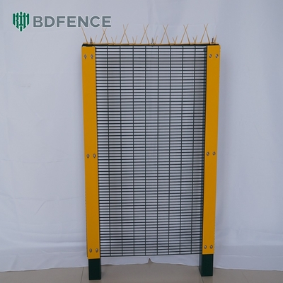 358 Pvc-beschichteter Zaun Grenzwand Grill Design