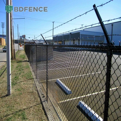 8 ft Industrie-Kette Link Sicherheitsdrahtzaun Galvanized für Gartenhof