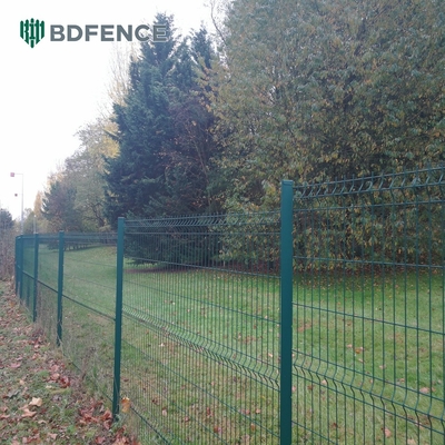 Zuhause Außensicherheit Schweißdrahtzaun 3D Schweiß Pvc Gartenzaun