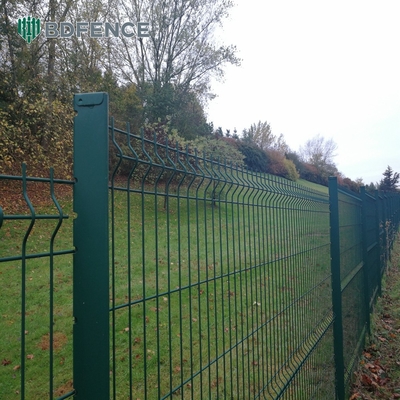 Zuhause Außensicherheit Schweißdrahtzaun 3D Schweiß Pvc Gartenzaun