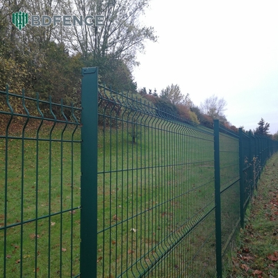 Zuhause Außensicherheit Schweißdrahtzaun 3D Schweiß Pvc Gartenzaun