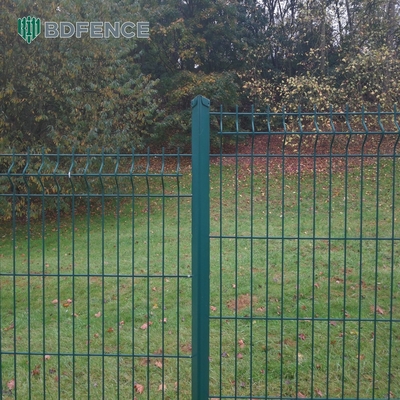 Zuhause Außensicherheit Schweißdrahtzaun 3D Schweiß Pvc Gartenzaun