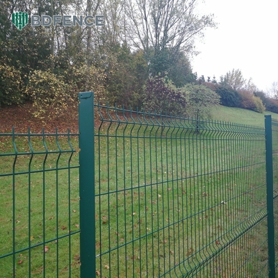 Zuhause Außensicherheit Schweißdrahtzaun 3D Schweiß Pvc Gartenzaun