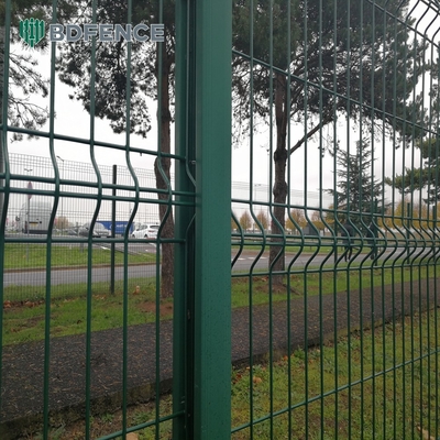 Zuhause Außensicherheit Schweißdrahtzaun 3D Schweiß Pvc Gartenzaun