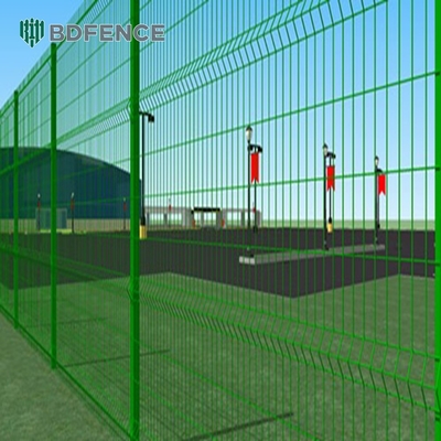 Sicherheitsschutzanlagen mit geschweißtem 3D-Gitter