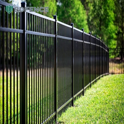 ISO 9001-2008 Speer Top Metallzaun Picket Niedrigrohr Stahlzaun