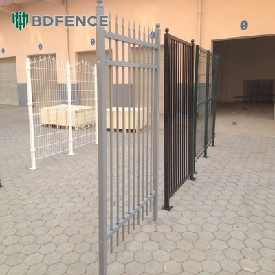 ISO 9001-2008 Speer Top Metallzaun Picket Niedrigrohr Stahlzaun