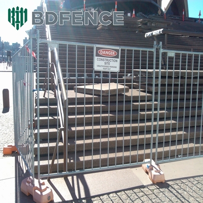 Pulverbeschichtete 3D-Modellierung Crowd Barrier Fencing 1,8 m Höhe