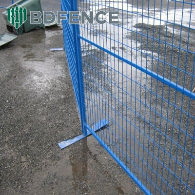 Kanadas Markt 6 x 10 ft Baustelle Bewegliche Verzinkte temporäre Zaunplatten