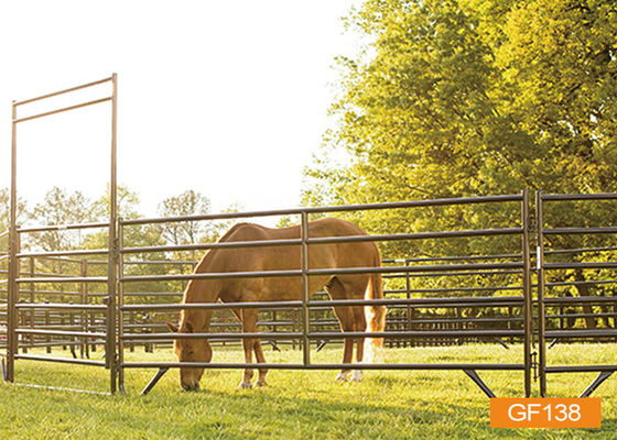 Geschweißter runder Viehbestand-Zaun Panels For Horse des Rohr-2.2mx1.7m