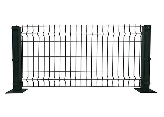3d V Mesh Zaun Pvc Grün / Schwarz / Grau Metall Zaun Drahtnetz Sicherheit