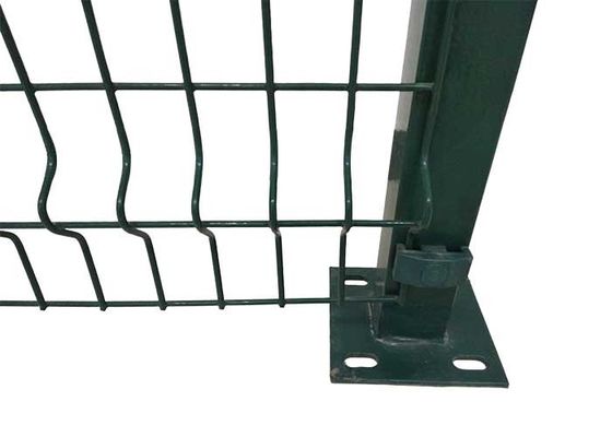 Hochwertiges Haus Außen 3D Metall geschwungenes Schweißnetz Gartenzaun für Zaun Panel PVC Grün Zaun