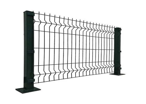 Hochwertiges Haus Außen 3D Metall geschwungenes Schweißnetz Gartenzaun für Zaun Panel PVC Grün Zaun