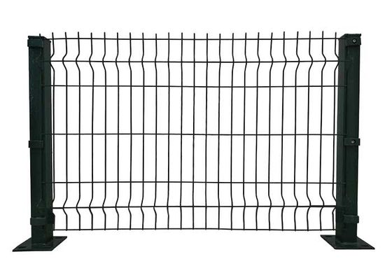 Hochwertiges Haus Außen 3D Metall geschwungenes Schweißnetz Gartenzaun für Zaun Panel PVC Grün Zaun