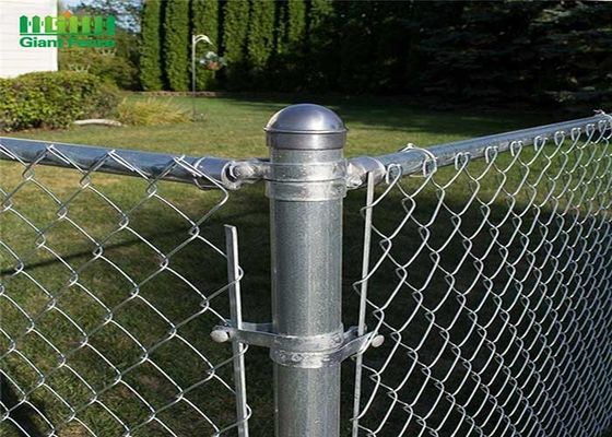 Tragbarer kohlenstoffarmer Stahldraht Diamond Chain Link Fence