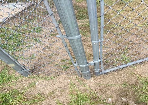 Tragbarer kohlenstoffarmer Stahldraht Diamond Chain Link Fence