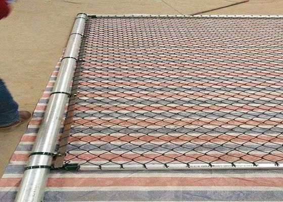8 Fußketten-Schnittzaun mit verzinktem PVC-beschichtetem Gitter