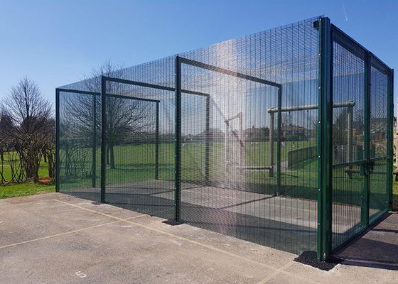 Galvanisiertes Stahl PVC beschichtete Draht-Gefängnis Mesh Anti Climb Security Fencing