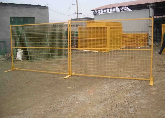 Kanada reden 6 Fuß X 10 Fuß des tragbaren Zaun-Panels an