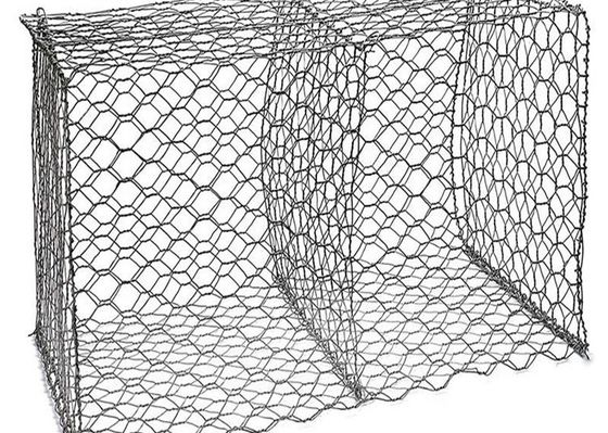 Galvanisierter Steinkorb Gabions-Draht Mesh Gabion Fence System