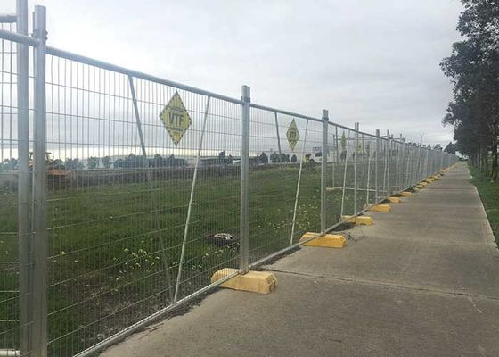 Tragbares HD galvanisierte Temp-Bau-Zaun