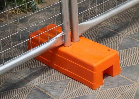2.1*2.4m Bewegliche Baustellen Warmdippverzinkte Baustelle Australien Vorübergehende Zaunplatten