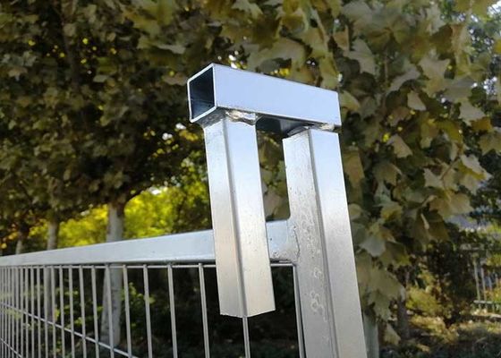 Hot Dip Galvanized Canada Square Tube Konstruktion Tragbare temporäre Zaun