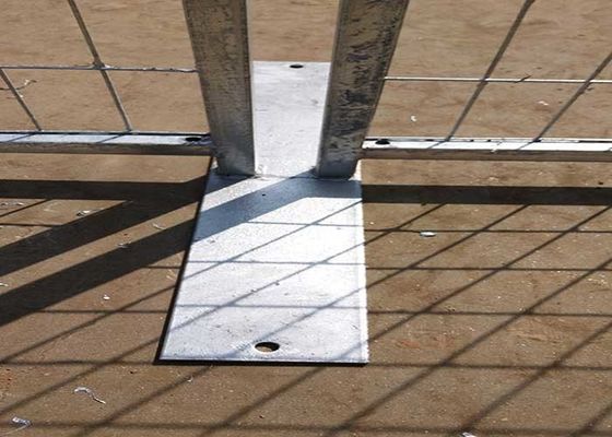 Hot Dip Galvanized Canada Square Tube Konstruktion Tragbare temporäre Zaun