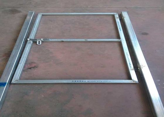 Haus Garten 3D Modell Eisen Tor Verzinkte Garten Dekoration 32x32mm Schiene