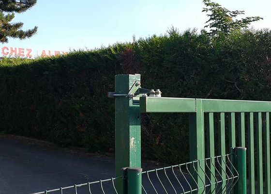 Pulver beschichtete Schiebetüren asphaltieren Garten-Zaun Gate